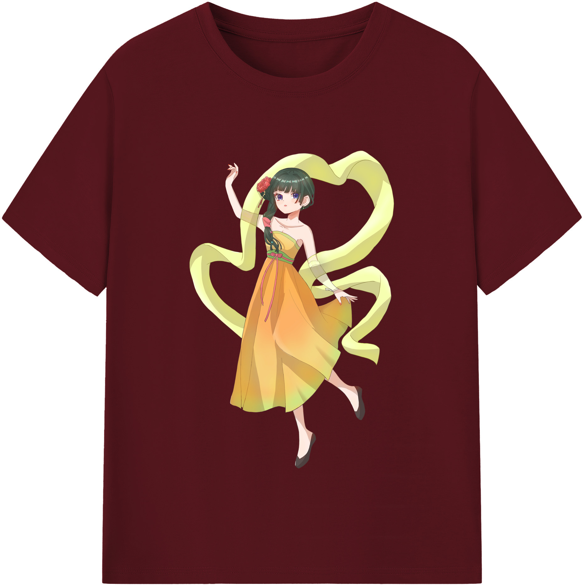 （画像用） 薬屋のひとりごと The Apothecary Diaries 綿100％半袖Tシャツ（フロントプリント）